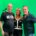 Roberto Quintavalle con Federica Carraro e Stefano Bognolo negli studi di DJChannel TV durante la trasmissione La Voce di eNordEst